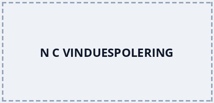 N C VINDUESPOLERING