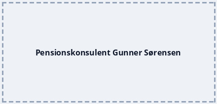 Pensionskonsulent Gunner Sørensen